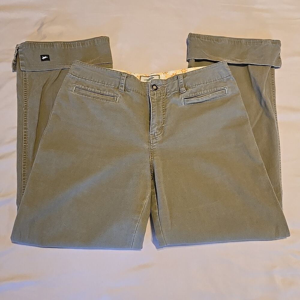 Horny Toad Pants Womens Size 8 Casual Cuffed Olive